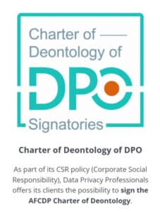 Charter of Deontology of DPO